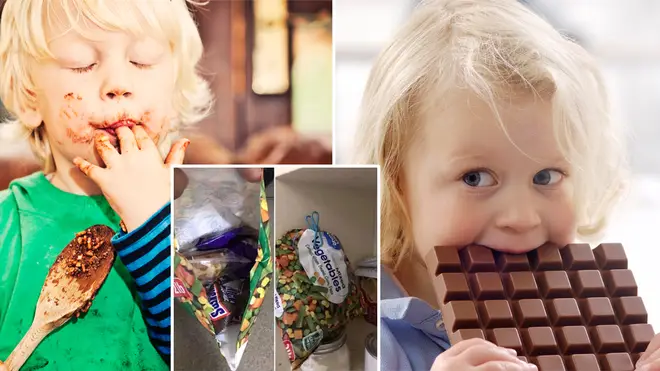 A mum has shared a genius way of hiding chocolate from your kids (stock images)