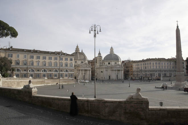 Rome has been deserted during Coronavirus