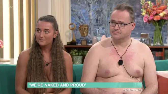 Naturists Pam and Mark appeared on This Morning