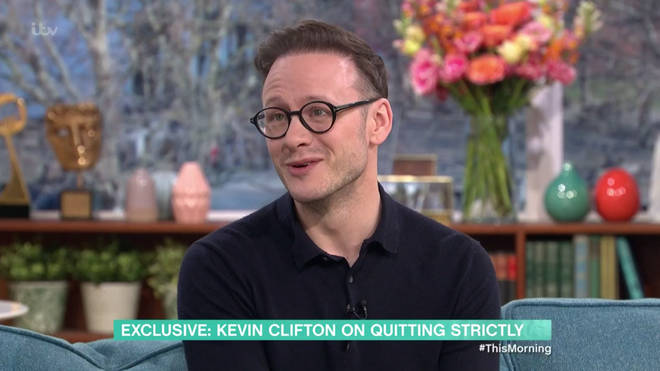 Kevin opened up about his decision to quit Strictly on This Morning today