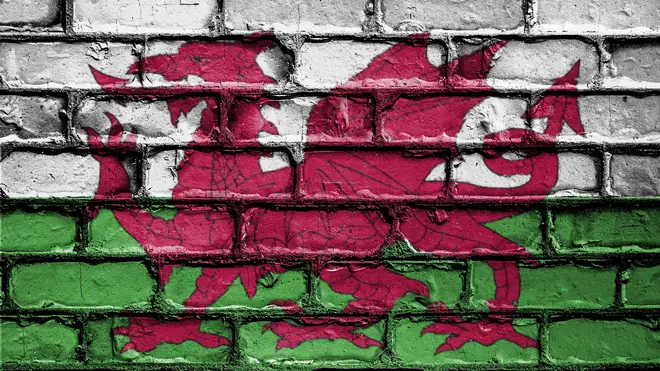 Welsh Flag Wall