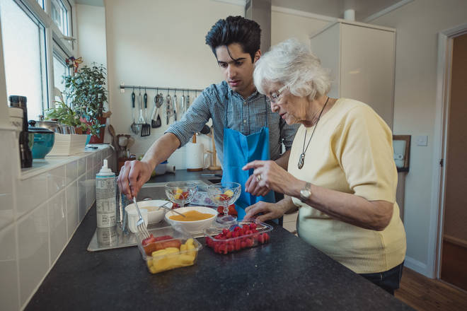 Taking time to help an elderly neighbour can leave you both feeling great