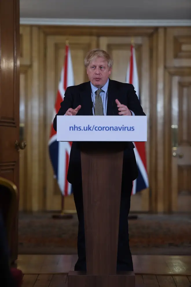 Boris Johnson said schools will be shut 'for the forseeable'