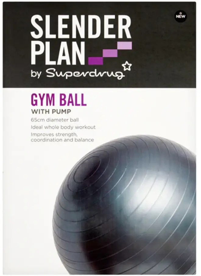Superdrug gym ball