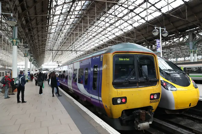 Trains will be running with reduced services next week
