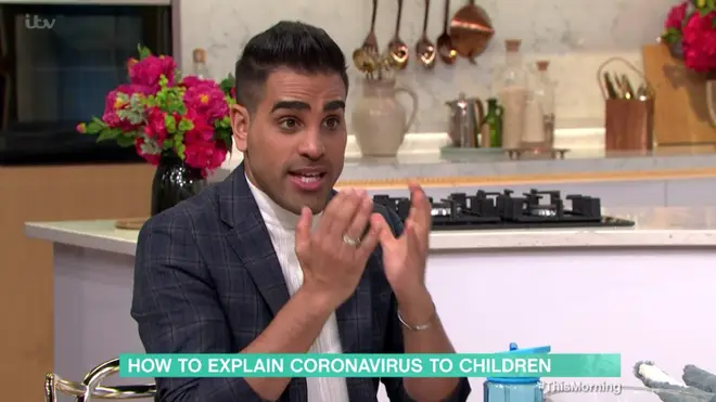 Dr Ranj broke down the top tips of how to talk to your children about coronavirus