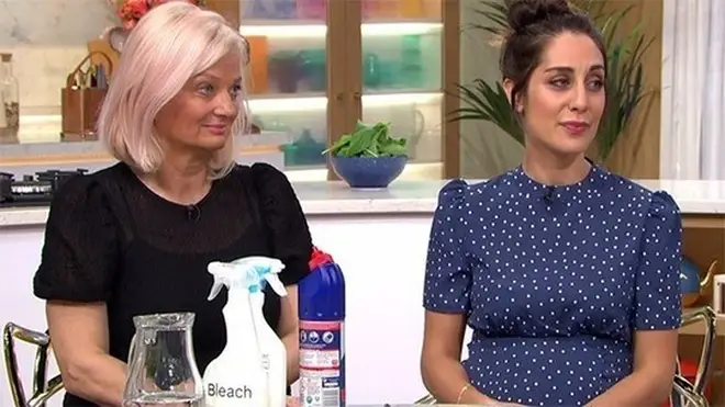Alice Beer revealed her cleaning tips on This Morning
