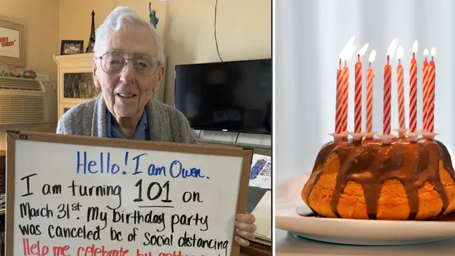 A man has made a wish for his 101st birthday