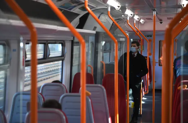 Public transport has been increasingly empty as people stay at home amid coronavirus