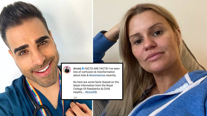 Dr Ranj has spoken out on 'fake news' about coornavirus