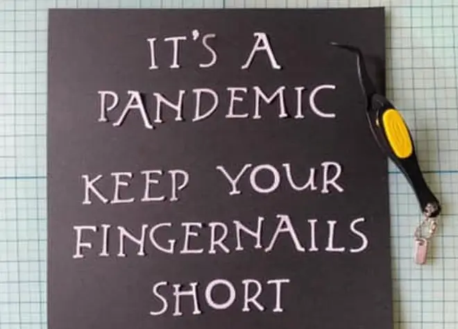 A nurse has shared a post about fingernails
