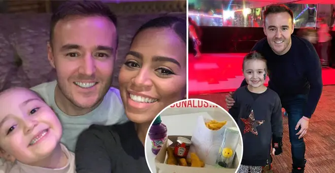 Alan Halsall revealed the sweet 'McDonalds' he made for his daughter
