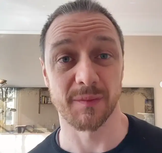 James McAvoy urged his Instagram followers to donate to Masks For Heroes