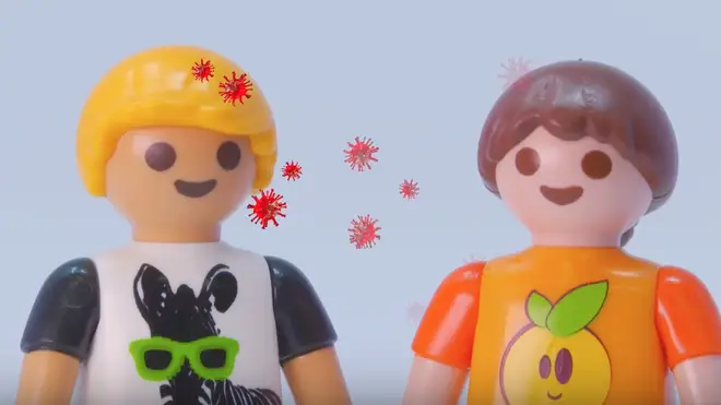 Playmobil are helping parents explain coronavirus to their children