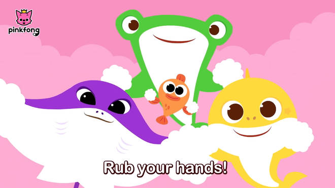The classic baby shark song has been re-written to help encourage children to wash their hands