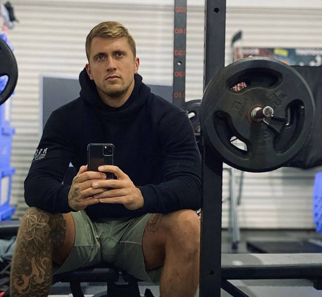 Dan Osborne delighted fans with the sultry snap