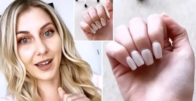 A woman has revealed how she's transformed her nails