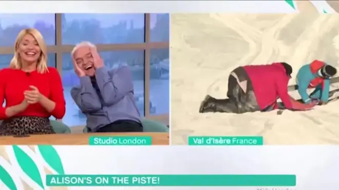 Alison Hammond fell over live on This Morning