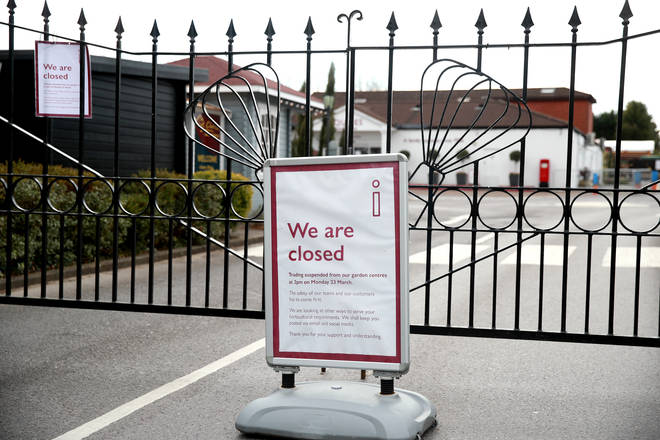 Garden centres across the UK have been forced to close amid the coronavirus lockdown