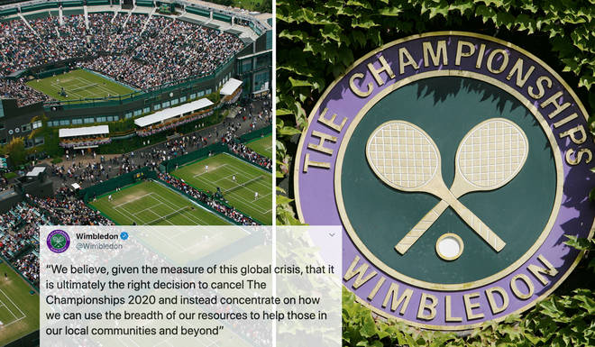 Wimbledon has been cancelled this year due to the coronavirus pandemic