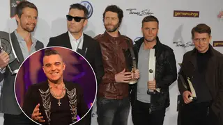 Take That will re-form in five years, says Robbie
