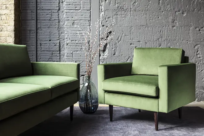 The comfy sofas come in a variety of colours and fabrics