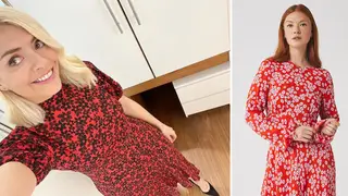 Holly Willoughby's red dress