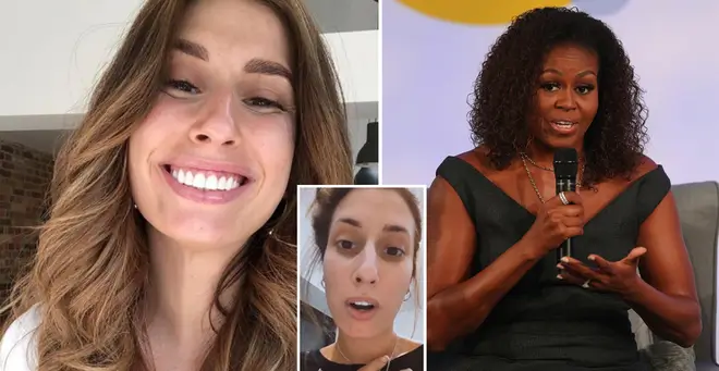 Stacey Solomon was shocked to see Michelle Obama shared a tribute to her