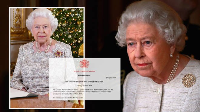 The Queen will address the nation this weekend, it has been announced