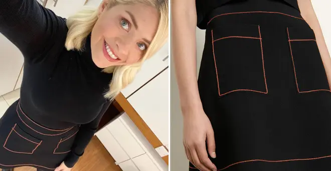 Holly Willoughby's skirt is from Sandro Paris