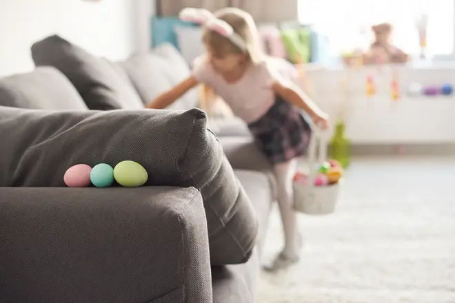 Set up an Easter Egg hunt for your kids