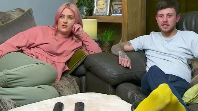 Izzi was temporarily replaced with Ellie's boyfriend Nat on Gogglebox