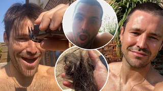 The former TOWIE star unveiled his new look on Instagram.