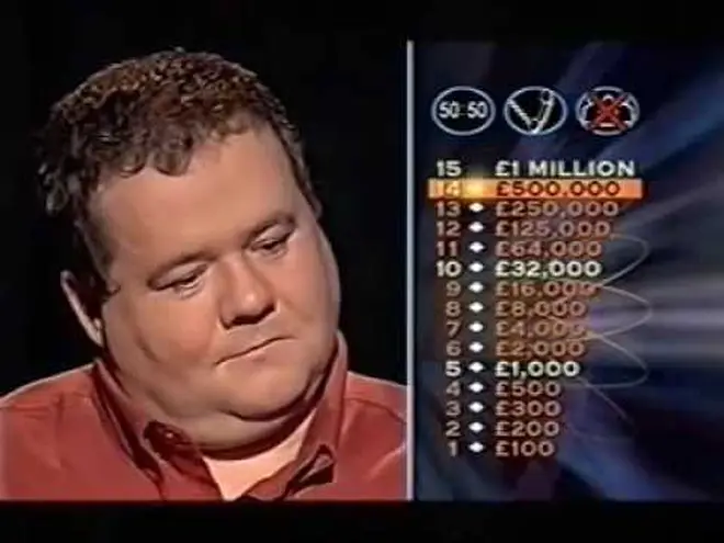 Pat Gibson appeared on Who Wants To Be A Millionaire in 2004