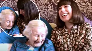 Carrie Pollock, 99, told Piers Morgan and Susanna Reid she was "determined" to beat the virus.