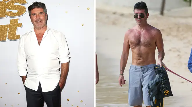 Simon Cowell said he is "really happy" with his new physique