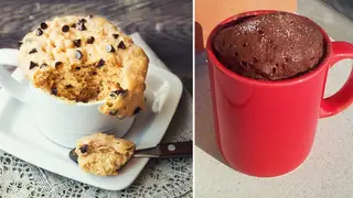 You can make cakes in the microwave