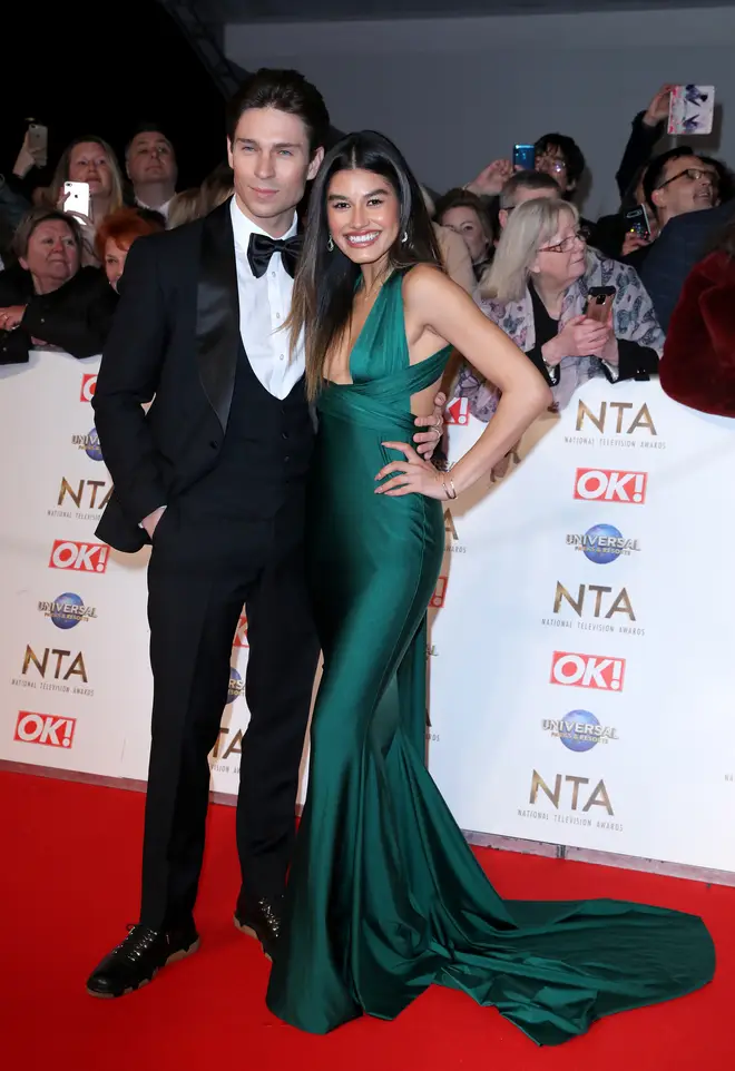 Joey Essex and Lorena Medina walked the NTAs red carpet together