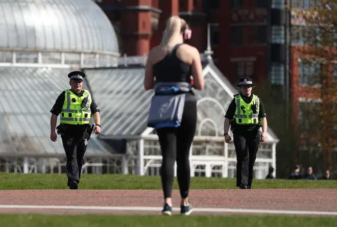 The UK public are allowed to leave the house for exercise on a day