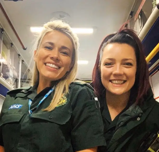 Laura Tott returned to the NHS as a paramedic