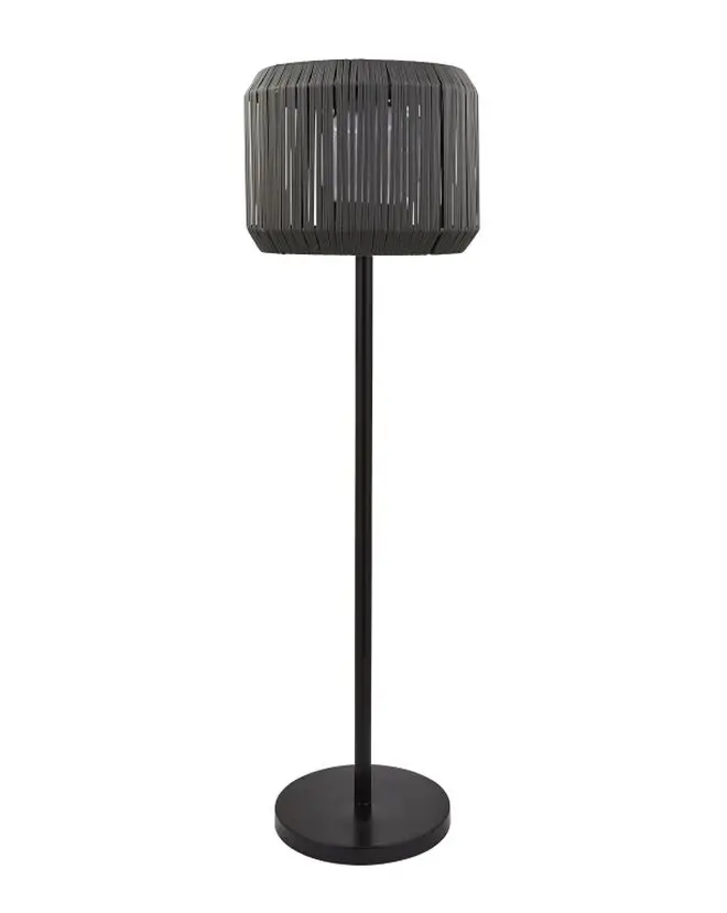 This floor lamp is a quirky way to brighten up alfresco dining - and it's solar powered