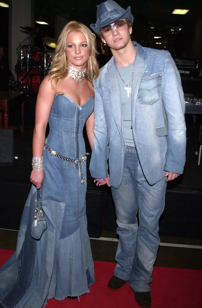 Britney Spears and Justin Timberlake made history in this daring double denim look
