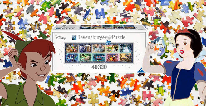 You can buy a 40,000 piece Disney puzzle