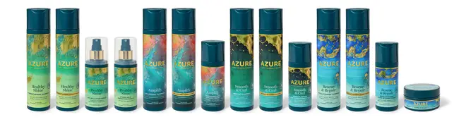 The Azure range is designed for all types of hair