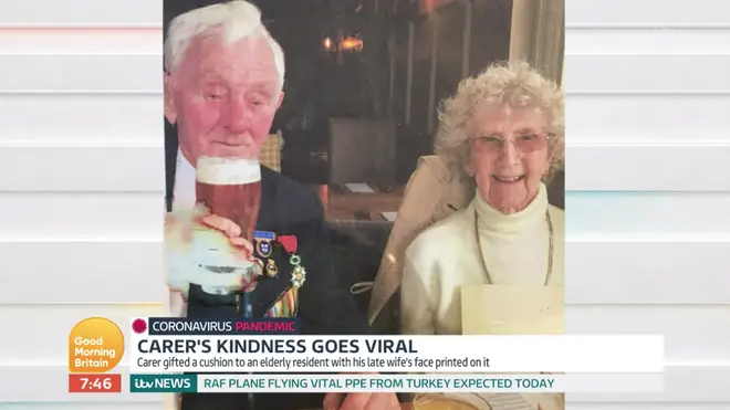 Ken and Aida were married for 71 years after meeting at a dance in Liverpool