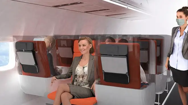 Cabins could feature backwards facing seats