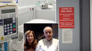 The dad credits a breathing technique with helping him recover from coronavirus