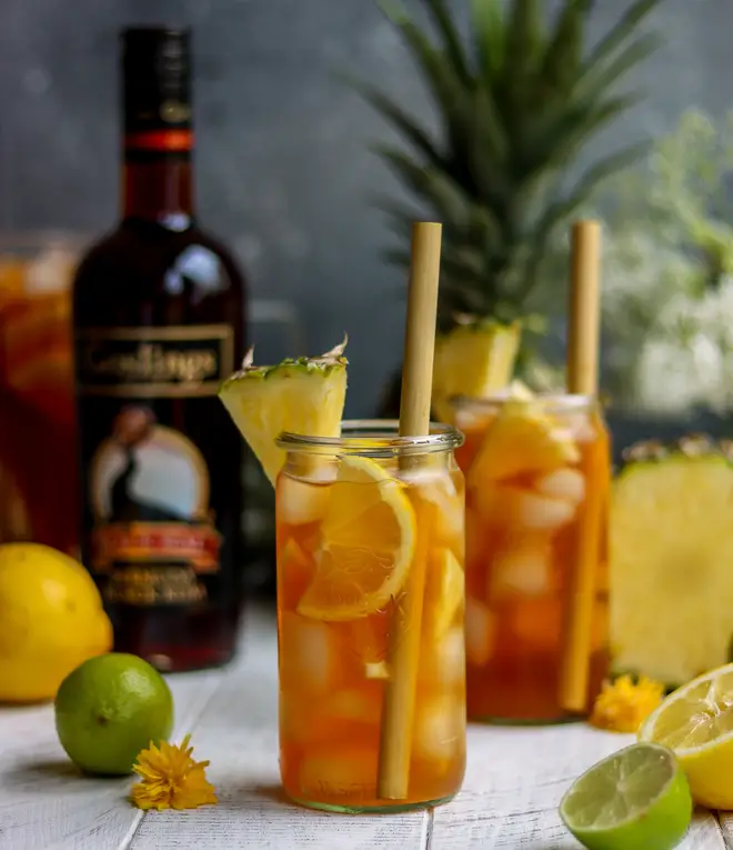 Rum punch gets an English garden glow-up with this recipe