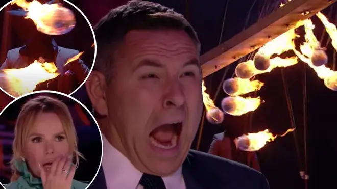 BGT judges could barely watch the terrifying stunt.