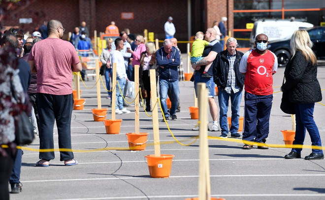 DIY shoppers flocked to B&Q as it reopened its doors this weekend.